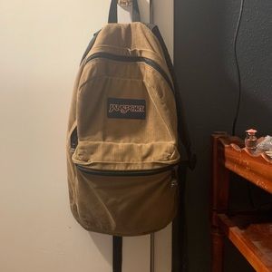 Vintage corduroy jansport backpack